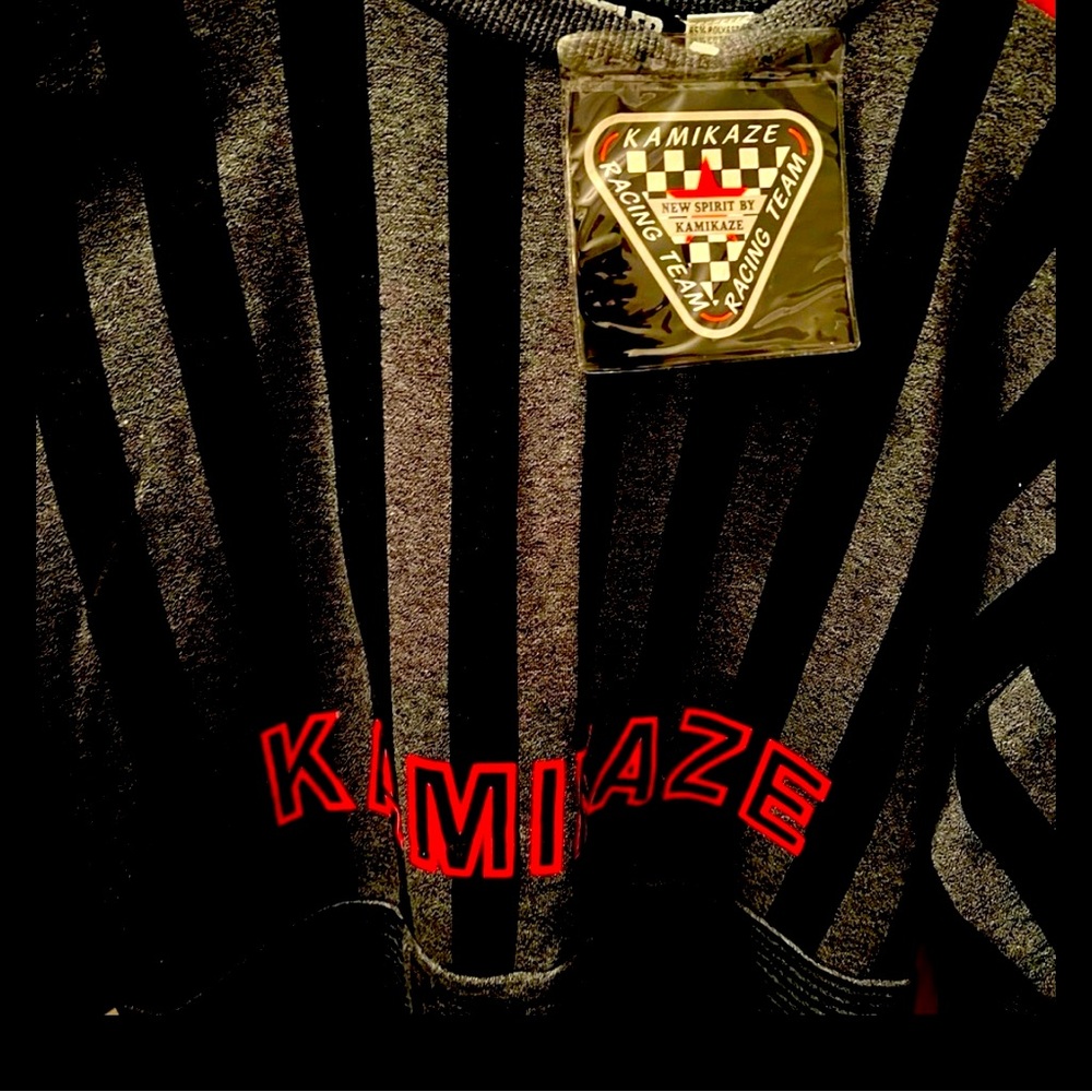 Deadstock Kamikaze 1980s vintage motor bike racing sweater like new very rare